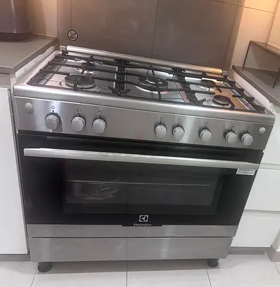 Electrolux 5-Burner Gas Cooker with Oven - Stainless Steel