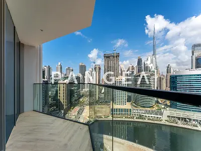 Full Canal and Burj Khalifa View|Brand New|Vacant