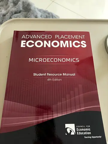 Advanced Placement Economics: Microeconomics Student Resource Manual (4th Edition)