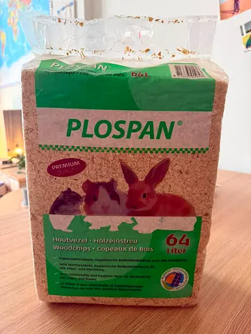 Plospan Fir Wood Chips Small Animal Litter 4 kg 64 liter