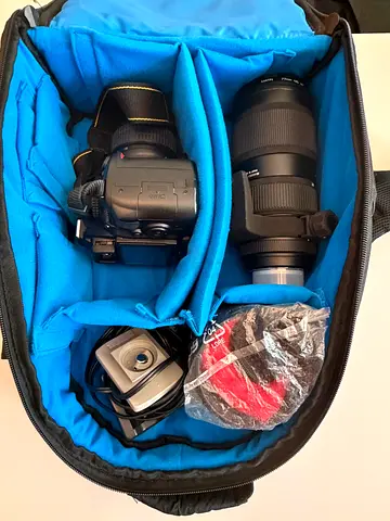 Nikon DSLR with 70-300mm Telephoto Lens + Bag & Accessories