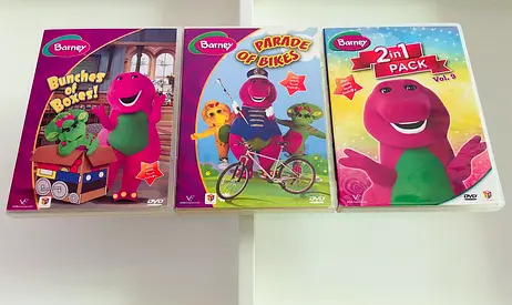 3 Barney DVDs