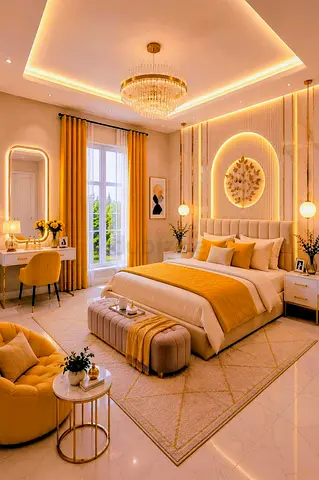 Dream Like Royalty: Stunning Velvet Gold Bed (Limited Quantity!)