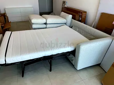 Ikea vimle L shape sofa bed with mattress
