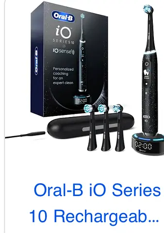 Oral-B iO Series 10 Electric Toothbrush - Brand New, Complete Set