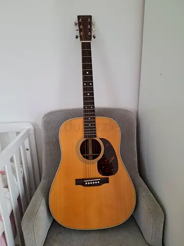 Martin D-28 Natural Satin Finish Acoustic Guitar