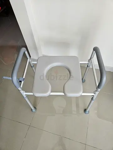 Adjustable Shower and Bath Chair with Armrests