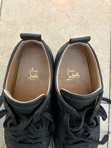 Used Black Designer Sneakers (Christian Louboutin) - Size uk 9