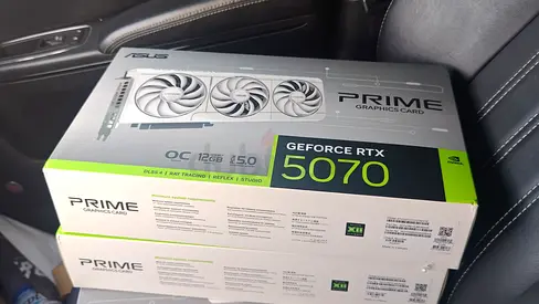 Rtx 5070 اوسوس ابيض جديد