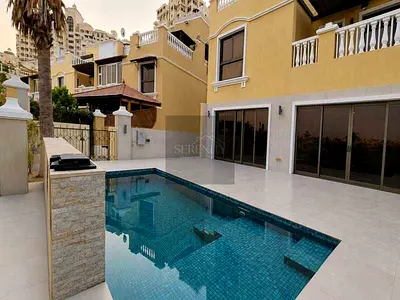 FULLY UPGRADED | PRIVATE POOL & GARDEN | EXCLUSIVE 4BR TOWNHOUSES IN AL HAMRA VILLAGE