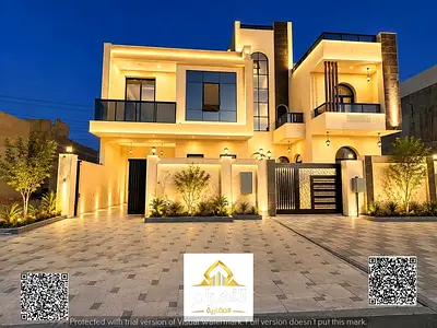 For sale opposite Al Rahmaniya, Sharjah, and near Al Hamidiya Park: 5 rooms, freehold, two floors a