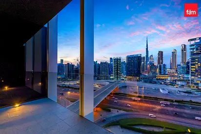 Burj Khalifa View | Studio with Balcony | Modern