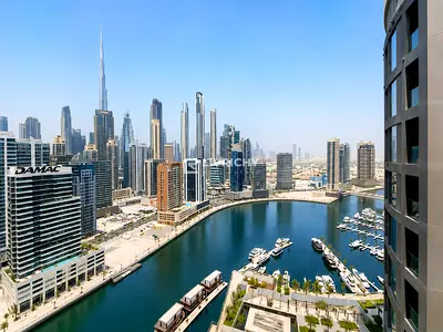 BURJ KHALIFA AND CANAL VIEWS | BIG TERRACE | 1BR