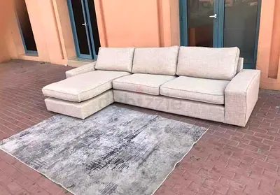 Almost brand new Condition Ikea kivik L shape sofa beige