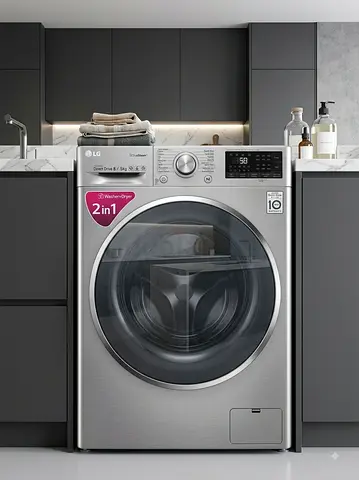 LG 8kg Washer / 5kg Dryer Combo – 2-in-1 | Full Drying Function