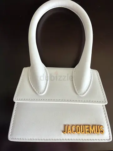 White Jacquemus Mini Handbag - Small Top Handle Bag