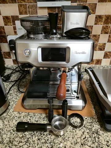 Breville Barista Touch Espresso Machine with extra Accessories