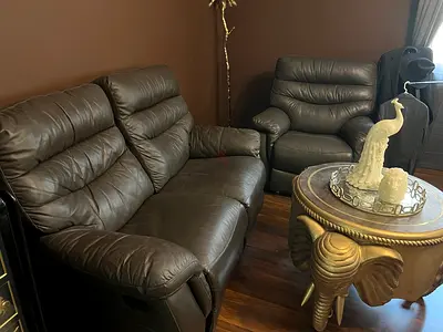 2-Seater & 1-Seater Recliner Sofa Set