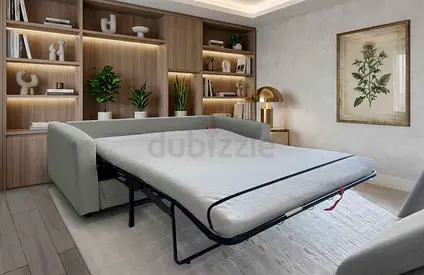 Modern Grey Pull Out Sofa Bed vimle