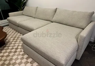 Amazing Condition Crate&Barrel Lounge Deep feather filled L Shape Sofa