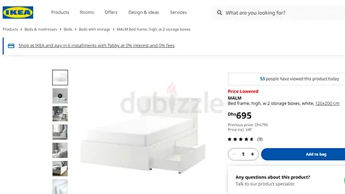 IKEA TWINS BED WITH MATTRESSES