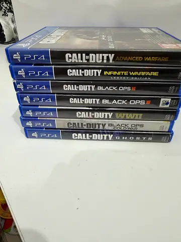 Bundle of 7 PS4 Call of Duty Games (Used)