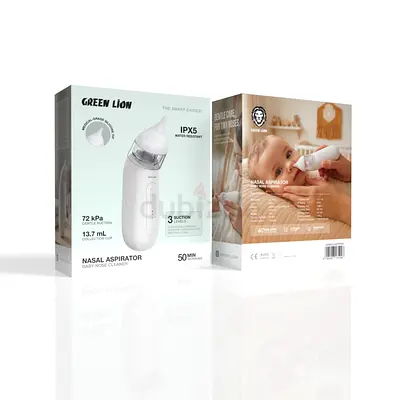 Electric Baby Nasal Aspirator / Nose Cleaner - Green Lion