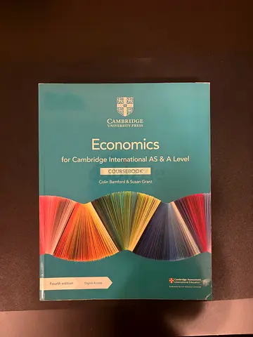 Economics for Cambridge International AS & A Level - Coursebook (Fourth Edition)