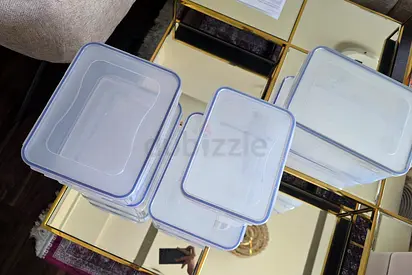 6 clwae storage boxes bundle