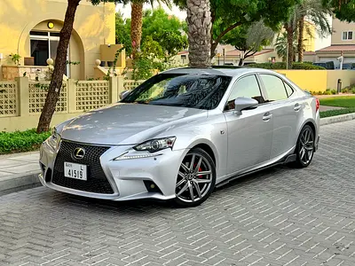 2015 Lexus IS 250 V6 F-Sport, GCC Specs Al-Futtaim, Very Well Maintained, No Accident, 2 Keys