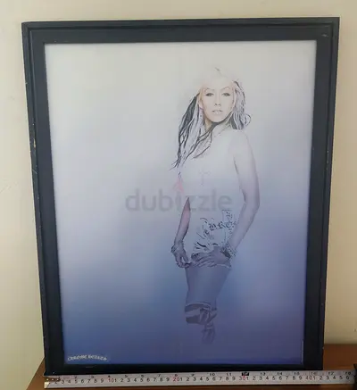 Vintage Chrome Hearts x Christina Aguilera Framed Promo Poster (Rare Y2K)