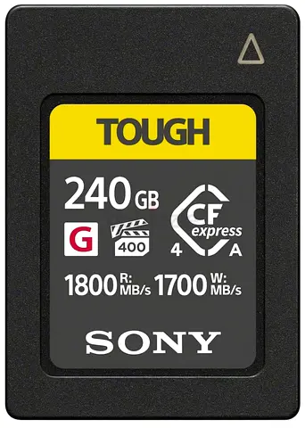 Sony TOUGH CFexpress Type A 240GB - High Speed Card (1800/1700 MB/s)