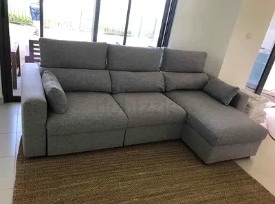 Selling in excellent Condition Ikea/Eskelstuna Sofa Bed with Storage light gray
