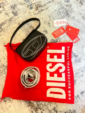 Diesel Small Black Crossbody Bag with Dust Bag and Tags