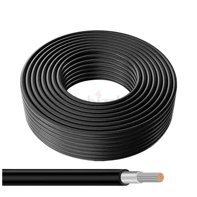 Solar Cable 10mm Black Tinned Copper 100 Meter Role
