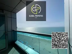 Sea View 2 BHK for Rent in Ajman Corniche Residence Tower