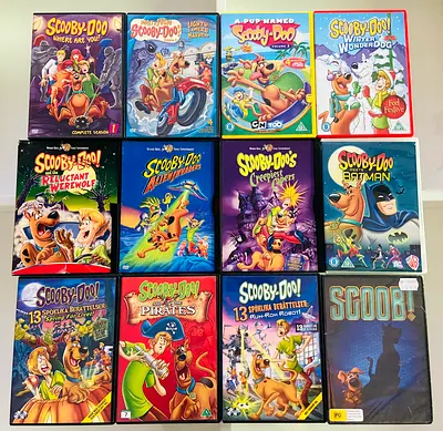 12 Scooby-Doo DVD’s