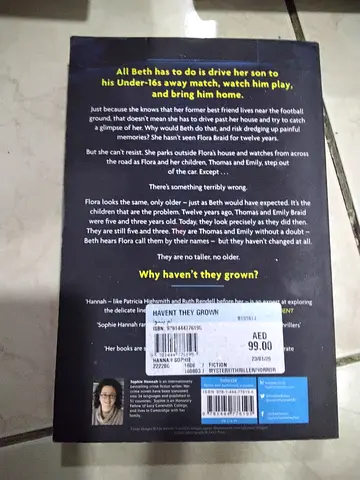 Haven’t They Grown by Sophie Hannah – Psychological Thriller Book