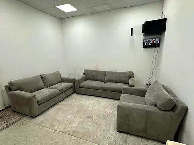 As perfect condition crate&barrel sofa set