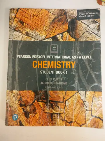 Pearson Edexcel International AS/A Level Chemistry Student Book 1
