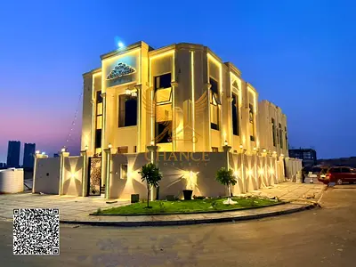 Luxury villa on a corner lot facing the mosque, classic design, price includes registration and own