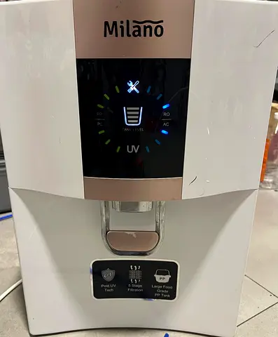 Milano UV Water Purifier - Working Condition