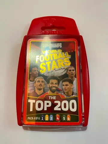 Top Trumps World Football Stars Top 200 Card Set 4/6