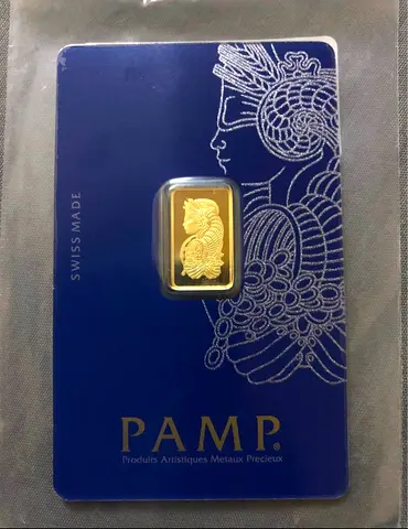 PAMP Suisse 2.5 gram Gold Bar - Sealed Assay Card