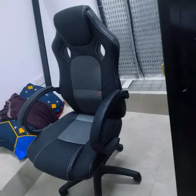 Ergonomic Black & Grey Office/ Gaming Chair - Good Condition