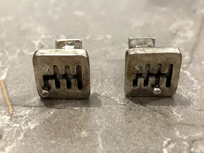 Ferrari Gear Gate Selector Cufflinks - Movable Gear