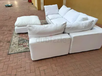 Selling high quality The Loom Collection Corner Sofa Sets Perfect Condition with footstool