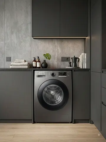 Samsung W80TA046BX/GU Front Load Washer Dryer 8/6kg – 1400 RPM | Dark Grey