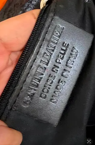 Real Leather Back Pack Made in Italy
