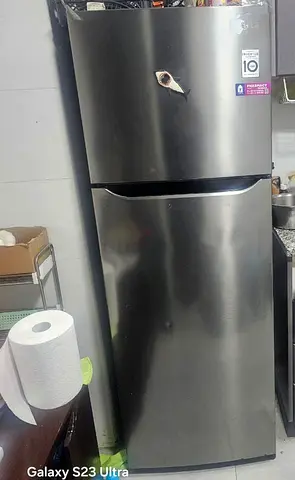 Fridge lg 333L Smart Inverter compressor, 2,Silver, Good Condition U Stainless Steel, Good Condition